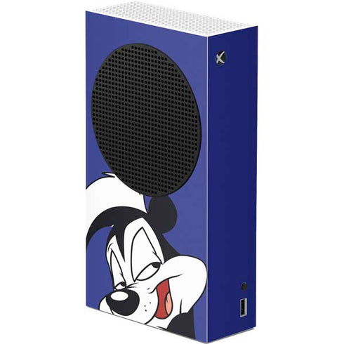 Looney Tunes Pepe Le Pew Zoomed In Xbox Series S Console Skin